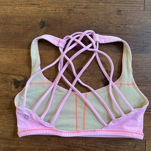 Pink Lululemon Sports Bra